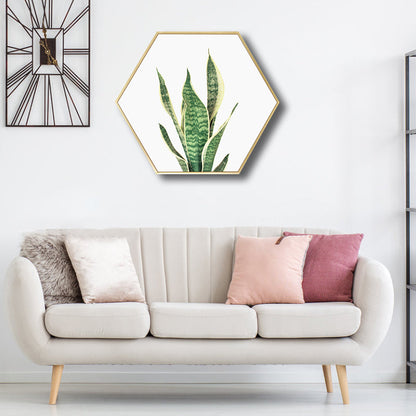 Vivolux | Botanische Blätter Wanddekoration Skandinavische Texturierte Badezimmer Leinwand, Verschiedene Größen