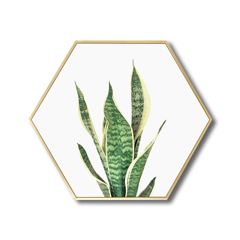 Vivolux | Botanische Blätter Wanddekoration Skandinavische Texturierte Badezimmer Leinwand, Verschiedene Größen