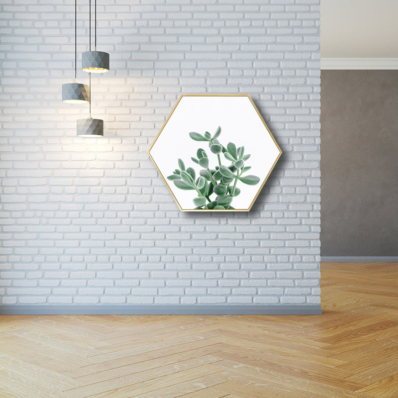 Vivolux | Botanische Blätter Wanddekoration Skandinavische Texturierte Badezimmer Leinwand, Verschiedene Größen