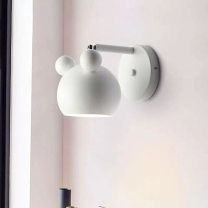 Vivolux | Drehbare Einzellicht-Maus-Wandleuchte Nordic Stilvolle Metall-Wandleuchte für das Arbeitszimmer
