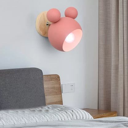 Vivolux | Drehbare Einzellicht-Maus-Wandleuchte Nordic Stilvolle Metall-Wandleuchte für das Arbeitszimmer