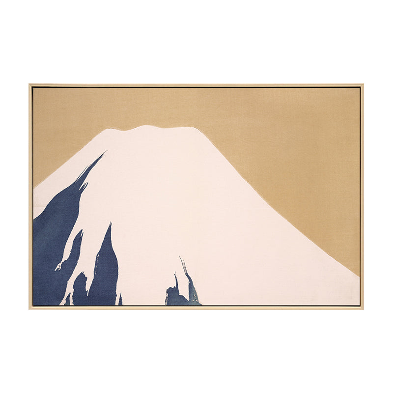 Vivolux | Pastell-Montan-Leinwand-Wandkunst Naturlandschaft Asiatische strukturierte Wanddekoration für das Zimmer