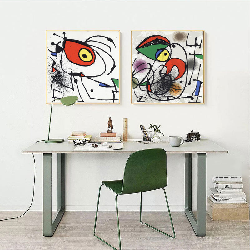 Vivolux | Surrealismus Illustration Abstrakte Leinwand Kunst Multicolored Zuhause Galerie Wand Dekor