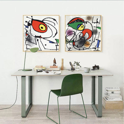 Vivolux | Surrealismus Illustration Abstrakte Leinwand Kunst Multicolored Zuhause Galerie Wand Dekor