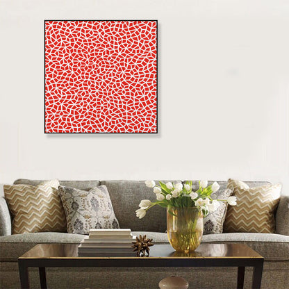 Vivolux | Pop-Art nahtloses Muster Leinwand Helle Farbillustration Geometrische Wandkunst Druck