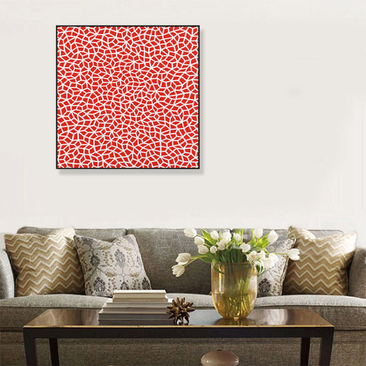 Vivolux | Pop-Art nahtloses Muster Leinwand Helle Farbillustration Geometrische Wandkunst Druck