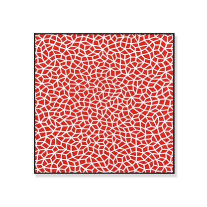 Vivolux | Pop-Art nahtloses Muster Leinwand Helle Farbillustration Geometrische Wandkunst Druck