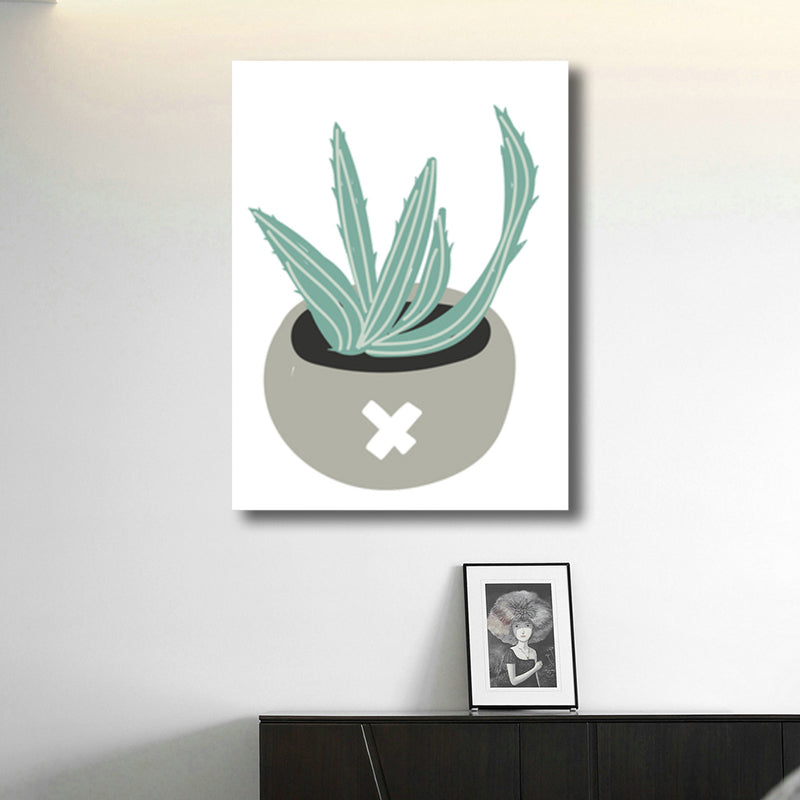 Vivolux | Bonsai Leinwand Wandkunst Nordisch Texturiertes Schlafzimmergemälde in Pastellfarbe, Mehrere Größen