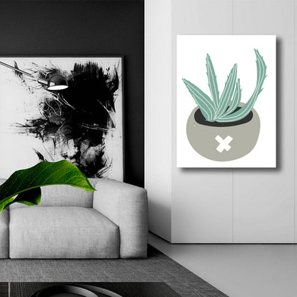 Vivolux | Bonsai Leinwand Wandkunst Nordisch Texturiertes Schlafzimmergemälde in Pastellfarbe, Mehrere Größen