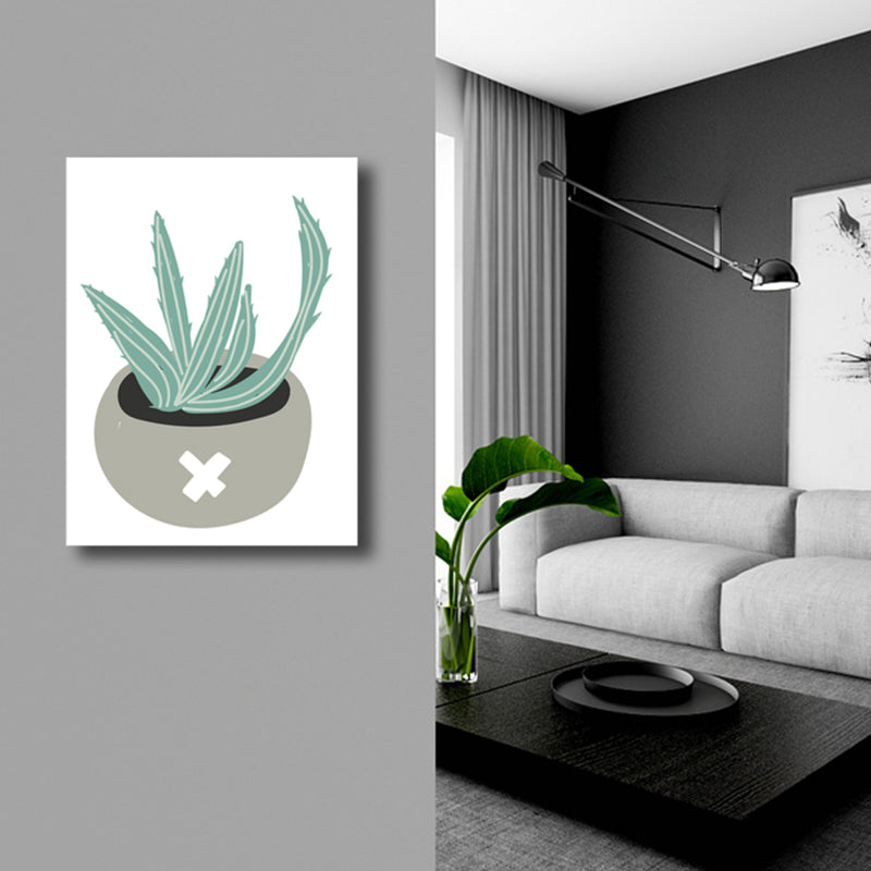 Vivolux | Bonsai Leinwand Wandkunst Nordisch Texturiertes Schlafzimmergemälde in Pastellfarbe, Mehrere Größen