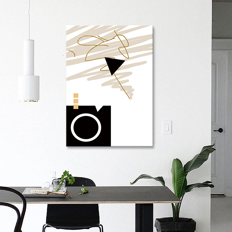 Vivolux | Helle Farbige Abstrakte Musterleinwand Kunst Texturierte Wanddekoration für Esszimmer, Mehrere Größen