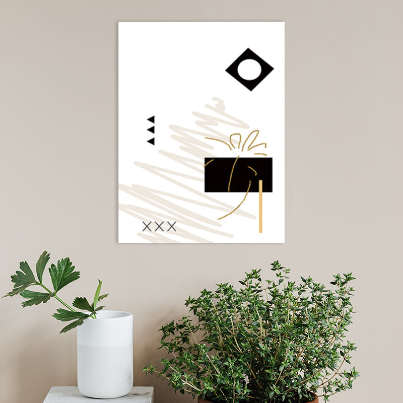 Vivolux | Helle Farbige Abstrakte Musterleinwand Kunst Texturierte Wanddekoration für Esszimmer, Mehrere Größen