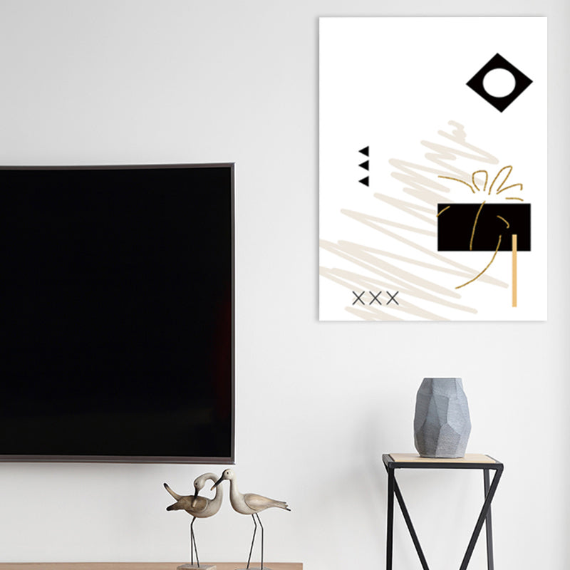 Vivolux | Helle Farbige Abstrakte Musterleinwand Kunst Texturierte Wanddekoration für Esszimmer, Mehrere Größen