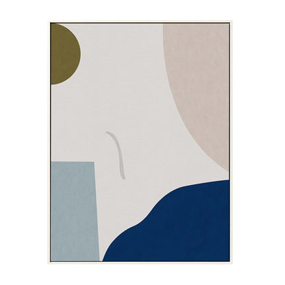 Vivolux | Neoteric Grafische Leinwanddruck Nordisch Original Abstrakte Wandkunst in Helle Farbe für Raum