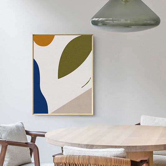 Vivolux | Neoteric Grafische Leinwanddruck Nordisch Original Abstrakte Wandkunst in Helle Farbe für Raum
