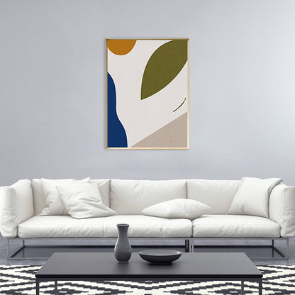 Vivolux | Neoteric Grafische Leinwanddruck Nordisch Original Abstrakte Wandkunst in Helle Farbe für Raum