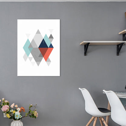 Vivolux | Lichtfarbe Überlappend Grafik Leinwand Kunst Texturiert Nordischer Raum Wanddekoration, Verschiedene Größen