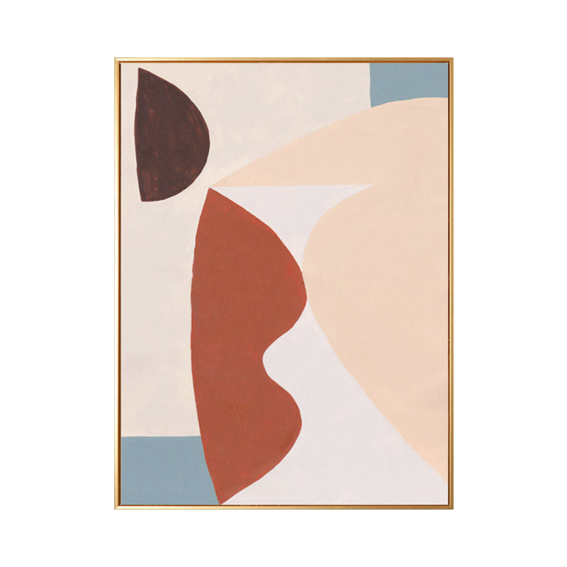 Vivolux | Texturierter Pastell-Kunstdruck Nordische Illustration Abstrakte Leinwand für Hausinterieur