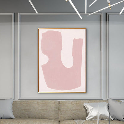 Vivolux | Texturierter Pastell-Kunstdruck Nordische Illustration Abstrakte Leinwand für Hausinterieur