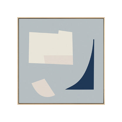 Vivolux | Geometrische Formen Leinwand Kunst Nordisch Bezaubernde Abstrakte Wanddekoration in Heller Farbe