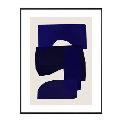 Vivolux | Leinwand Strukturierte Kunstdruck Minimalistische Abstrakte Wanddekoration in Dunkelfarbe für Schlafzimmer