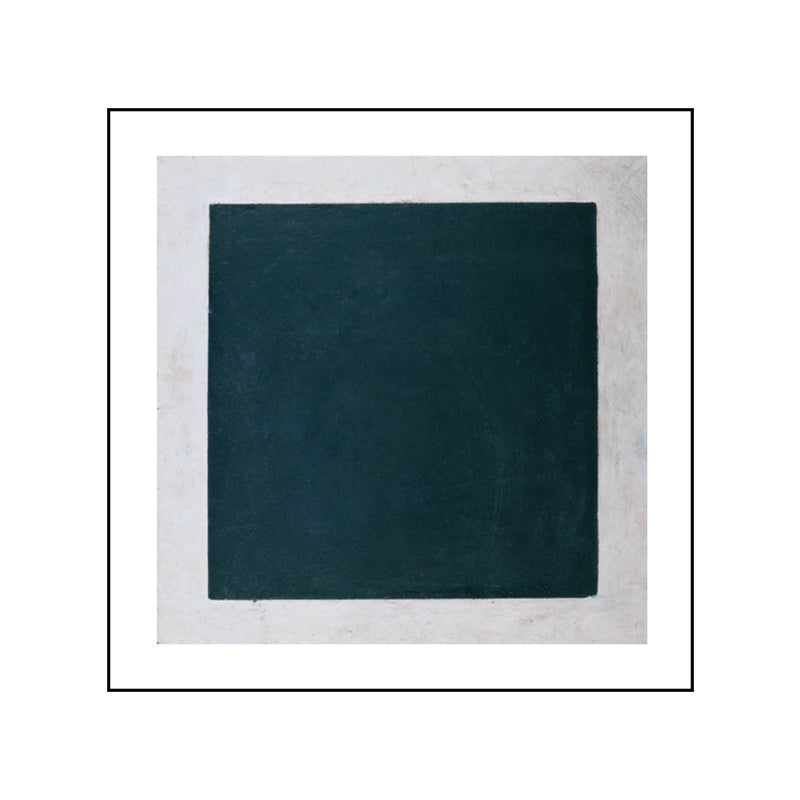 Vivolux | Einfacher Stil Geometrische Kunst Druck Leinwand Texturiert Dunkle Farb Wanddekoration für Flur