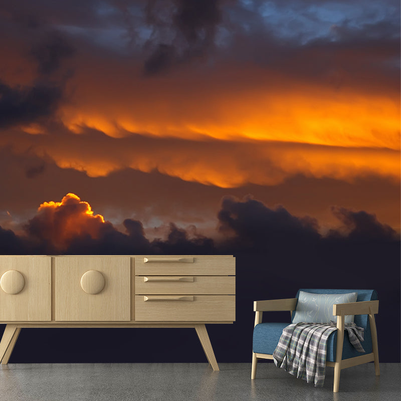 Vivolux | Foto-Print Avond Glans Muurdecoratie Grote Maat Wandbekleding voor Hal, Maatwerk