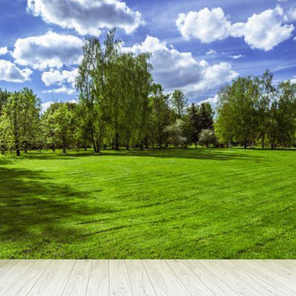 Vivolux | Large Sky Landscape Wall Art Contemporary Natural Landscape Wall Decoration in Pastel Colors