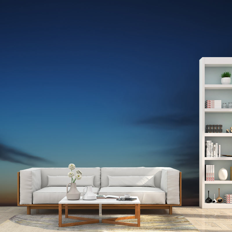 Vivolux | Foto Druck Nachthimmel Tapete Vlies Modernes Wanddekor für Wohnzimmer