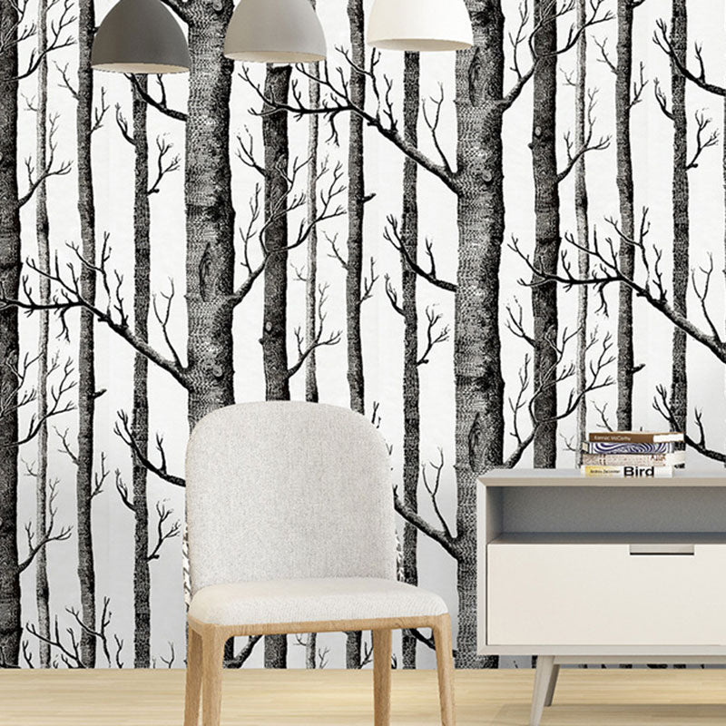 Vivolux | Neutrale kleur houten oppervlakte behang vlekbestendige wandbedekking voor openhaarddecoratie, zelfklevend