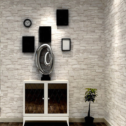 Vivolux | Neutrale Farbe steinähnlich 31'L x 20.5"W Nicht-kleber Wasserfeste Tapete