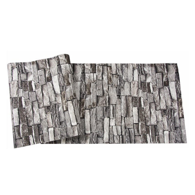 Vivolux | Neutrale Farbe steinähnlich 31'L x 20.5"W Nicht-kleber Wasserfeste Tapete