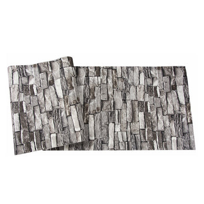 Vivolux | Neutrale Farbe steinähnlich 31'L x 20.5"W Nicht-kleber Wasserfeste Tapete