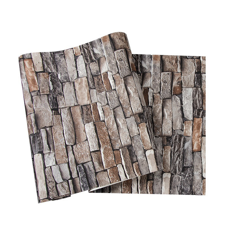 Vivolux | Neutrale Farbe steinähnlich 31'L x 20.5"W Nicht-kleber Wasserfeste Tapete