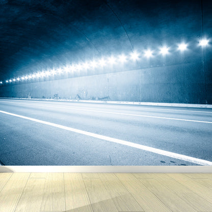 Vivolux | Tunnel Muurbehang Licht Kleur Noviteit Stijl Wandbedekking voor Meisjes Slaapkamer