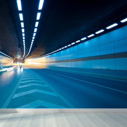 Vivolux | Creatieve Tunnel Muurschildering Decal Pastelkleur Waterdichte Wandbekleding voor Badkamer