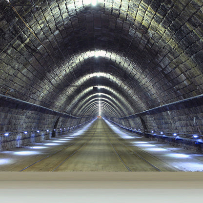 Vivolux | Creatieve Tunnel Muurschildering Decal Pastelkleur Waterdichte Wandbekleding voor Badkamer