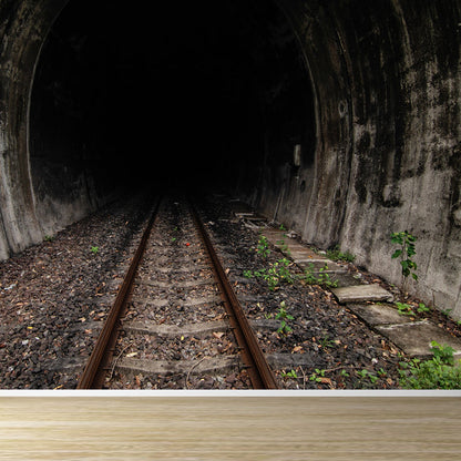 Vivolux | Creatieve Tunnel Muurschildering Decal Pastelkleur Waterdichte Wandbekleding voor Badkamer