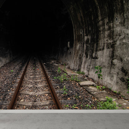 Vivolux | Creatieve Tunnel Muurschildering Decal Pastelkleur Waterdichte Wandbekleding voor Badkamer