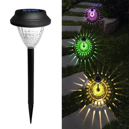 Vivolux | Solar wasserdicht kreisförmig divergente Licht Schatten Design LED Außen Garten Dekorationslicht