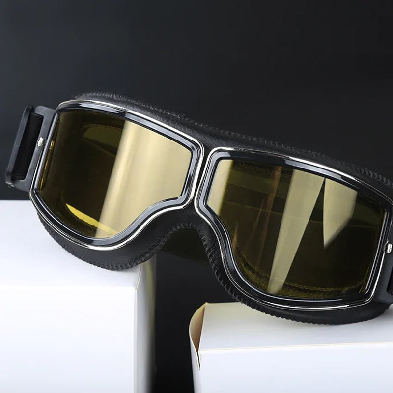 Vintage-Motorradbrille