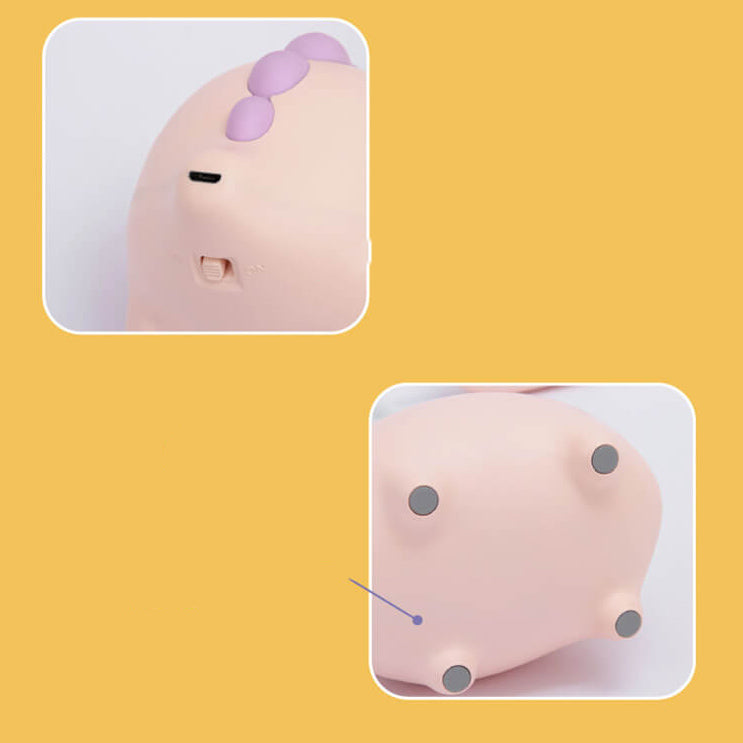 Vivolux | DinoGlow Kinder LED-Schreibtischlampe | Augenfreundlich | Wiederaufladbar | Perfekt fürs Kinderzimmer