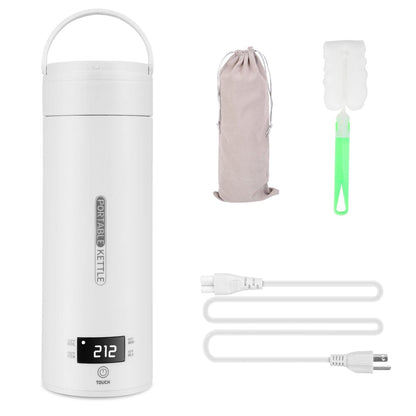 Vivolux | 17Oz Edelstahl Reise Elektro Wasserkocher mit 4 Temperaturvoreinstellungen