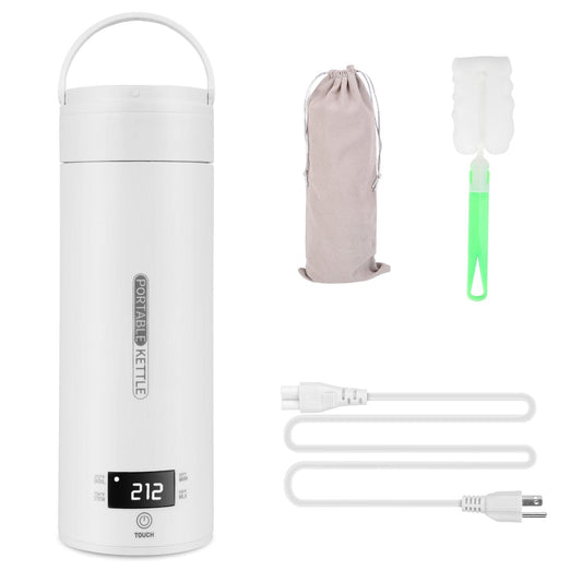 Vivolux | 17Oz Edelstahl Reise Elektro Wasserkocher mit 4 Temperaturvoreinstellungen