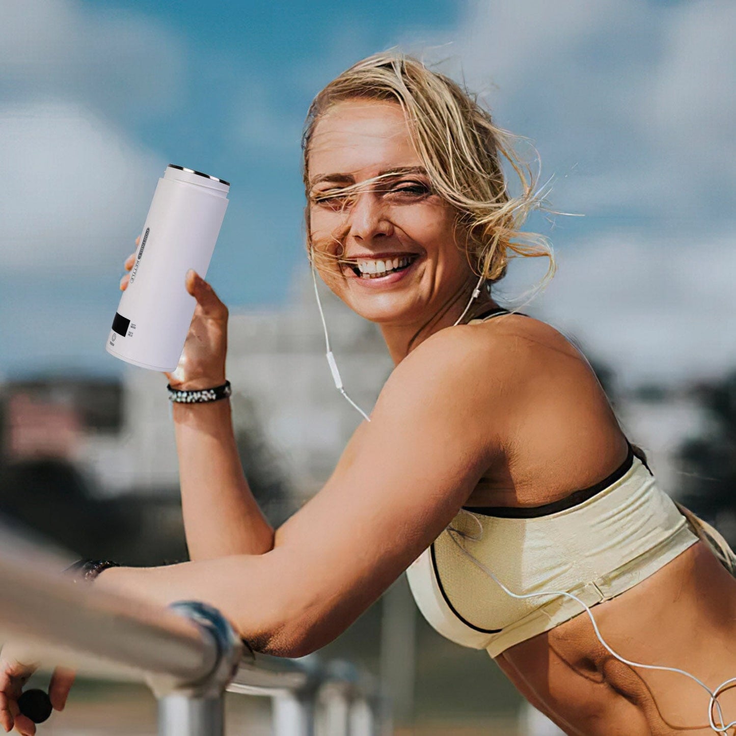 Vivolux | 17Oz Edelstahl Reise Elektro Wasserkocher mit 4 Temperaturvoreinstellungen