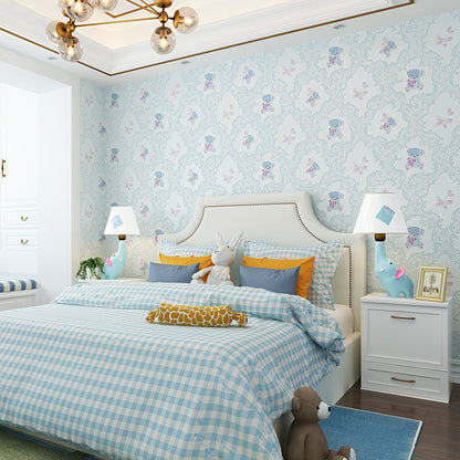 Vivolux | 16,5 ft. x 20,5 in Minimalistisch Cartoon Berenbehang voor Kinderen, Niet-geplakt