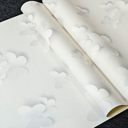Vivolux | Scandinavisch Minimalistische Wanddecoratie 3D Vlinder Behang voor Kinderen, 20,5 in x 33 ft