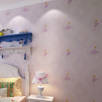 Vivolux | Nicht gewebte wasserdichte Tapete mit pastellfarbener Fee und Feder, 57,1 Quadratfuß.