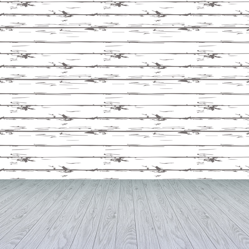 Vivolux | Illustratie Houtlook Muurschilderij Behang Gehele Wand Decor voor Woonkamer, Op Maat Gemaakt Druck