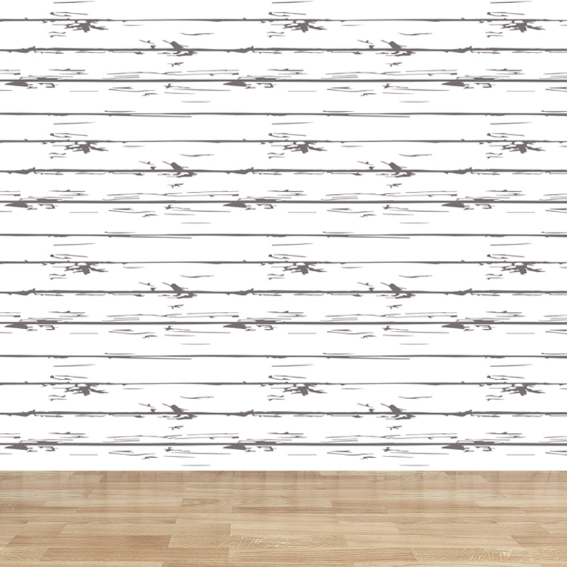 Vivolux | Illustratie Houtlook Muurschilderij Behang Gehele Wand Decor voor Woonkamer, Op Maat Gemaakt Druck